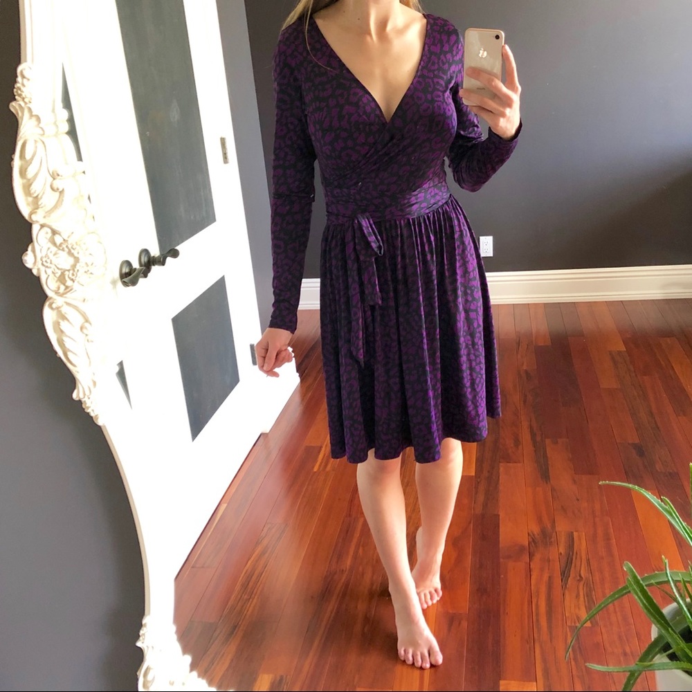 Long Sleeve Low Cut Dress